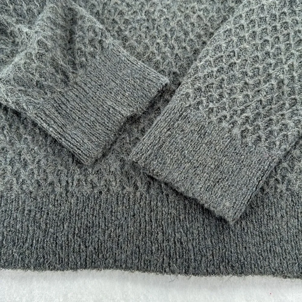 Standard Cloth Sweater Men Large Gray Green Pullover Crewneck Urban Lightweight